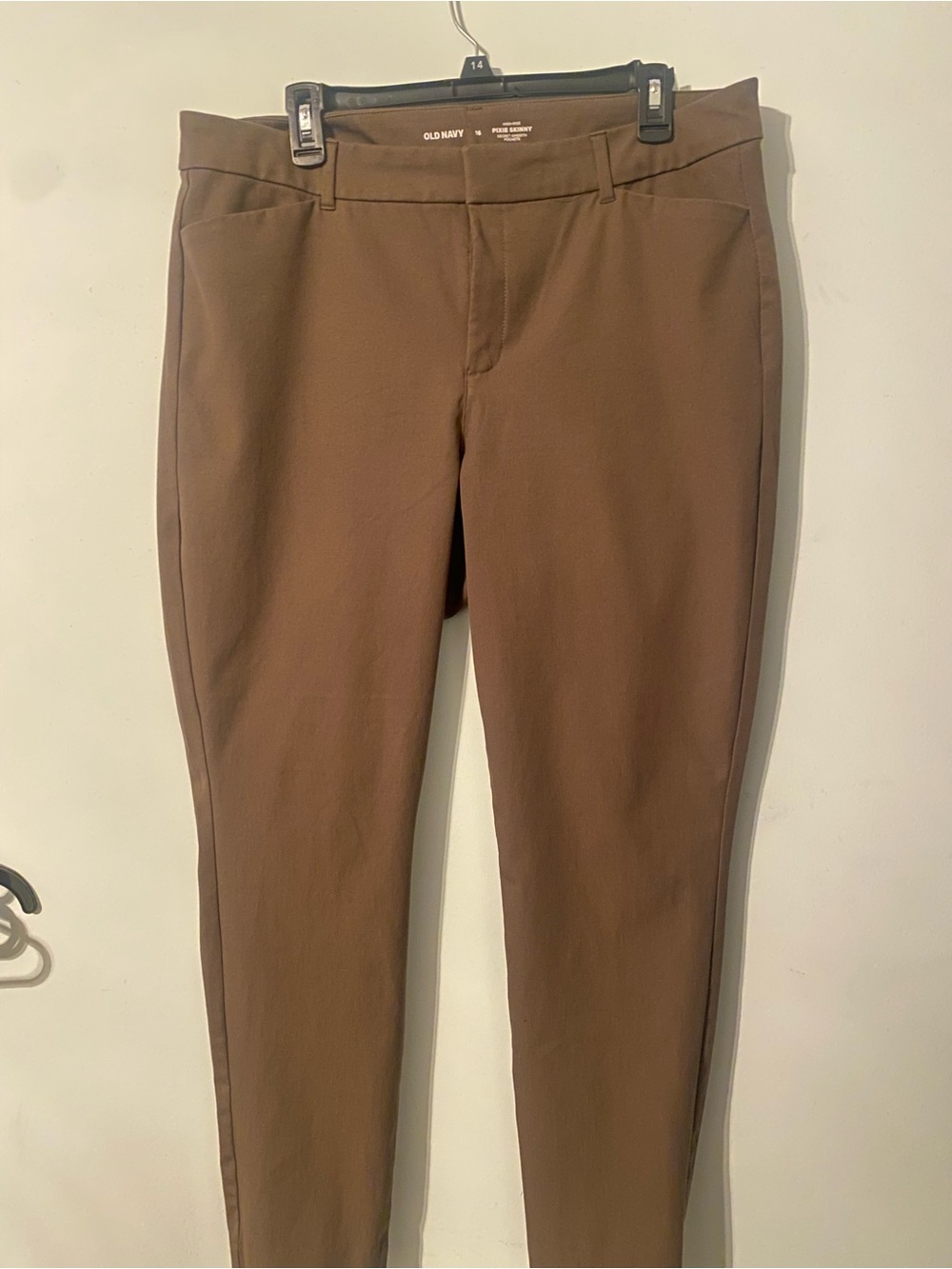 Old Navy Pixie Skinny High-Rise Pants - Brown